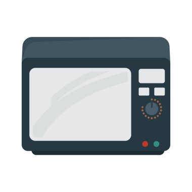 mikrodalga fırın fırın vektör çizim 