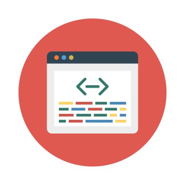 Web tasarım için renk simgesi. Vektör çizim 