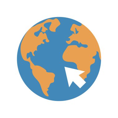 Web tasarım için renk simgesi. Vektör çizim 