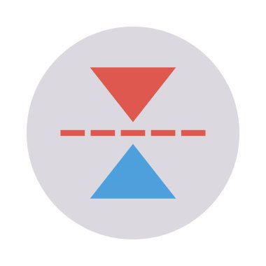 Web tasarım için renk simgesi. Vektör çizim 