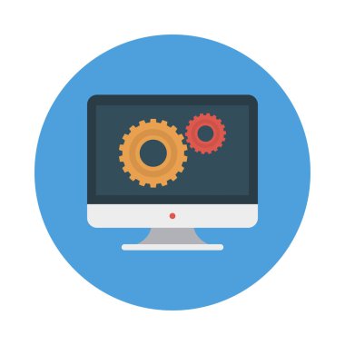 Web tasarım için renk simgesi. Vektör çizim 