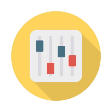 Web tasarım için renk simgesi. Vektör çizim 