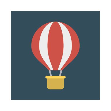 Hava Balon sinek seyahat vektör çizim 