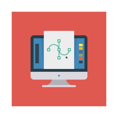 Bezier eğrisi tasarlamak vektör 