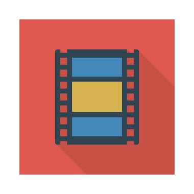 reel kamera film vektör çizim 