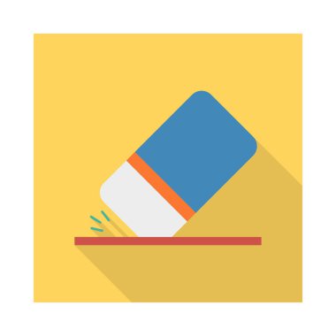 silgi kauçuk kaldır vektör çizim 