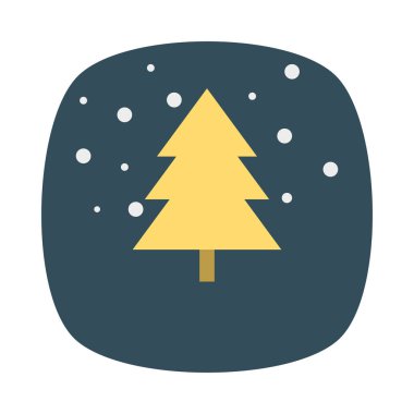 ağaç köknar doğa vektör çizim 