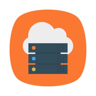 sunucu barındırma veritabanı vektör çizim 