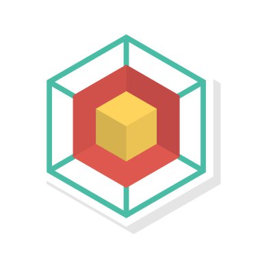 kutu şekli tasarlamak vektör 