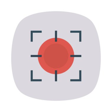 odak hedef hedef vektör çizim 