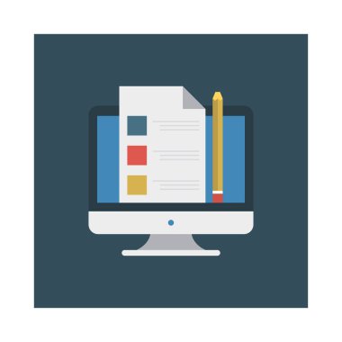 Web tasarım için renk simgesi. Vektör çizim 