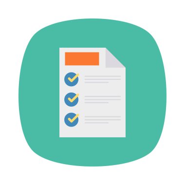 Proje denetim listesi dosya vektör çizim 