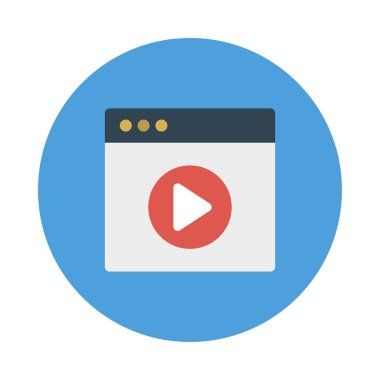 Web tasarım için renk simgesi. Vektör çizim 