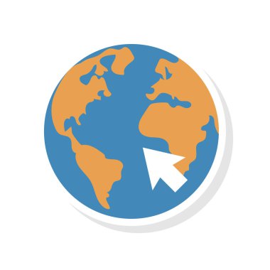 tarayıcı Internet online vektör çizim 