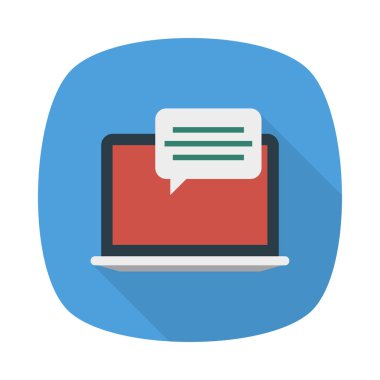 kabarcık ileti iletişim vektör çizim 