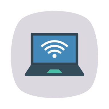 sıcak nokta Wifi sinyal vektör çizim 