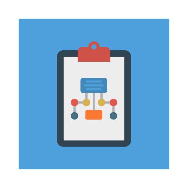 Pano akış çizelgesi hiyerarşi vektör çizim 