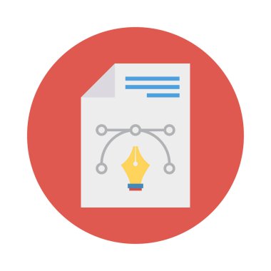 Web tasarım için renk simgesi. Vektör çizim 