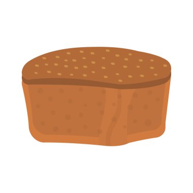 pasta ekmek tatlı vektör çizim 
