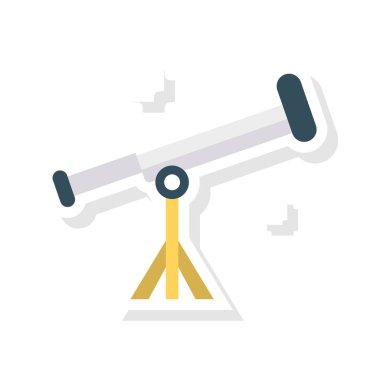 Teleskop boyut vektör dürbün görünüm 