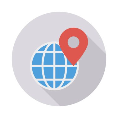 Web tasarım için renk simgesi. Vektör çizim 