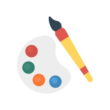 Web tasarım için renk simgesi. Vektör çizim 