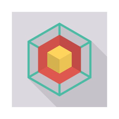 kutu şekli tasarlamak vektör 