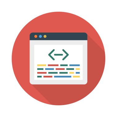 Web tasarım için renk simgesi. Vektör çizim 