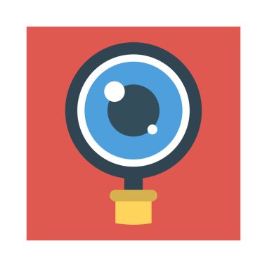 Arama büyüteç cam vektör çizim 