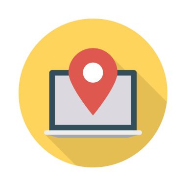 Web tasarım için renk simgesi. Vektör çizim 