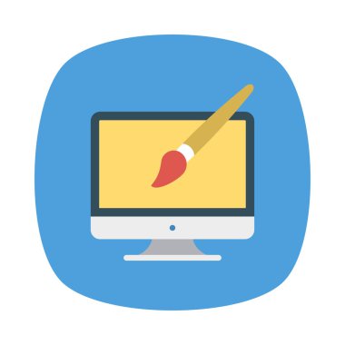 Tasarım fırça renk vektör çizim 