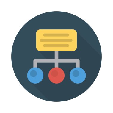 Web tasarım için renk simgesi. Vektör çizim 