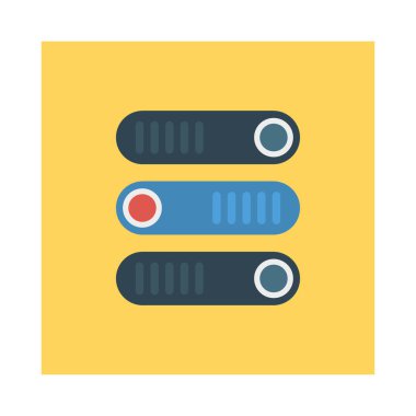 Web tasarım için renk simgesi. Vektör çizim 