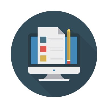 Web tasarım için renk simgesi. Vektör çizim 