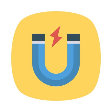 Mıknatıs çekmek güç vektör çizim 