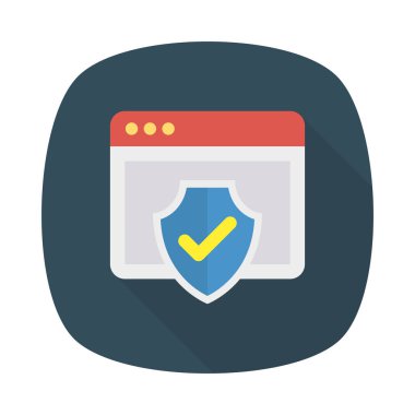 tarayıcı güvenli Internet vektör çizim 