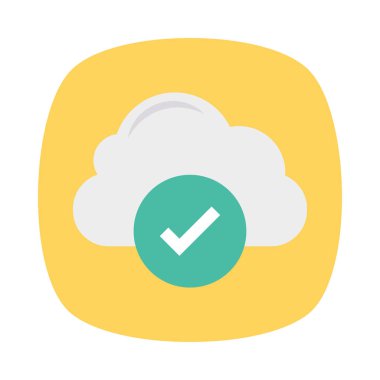 tam bulut vektör çizim kontrol 