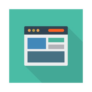 Web sayfası tarayıcı Internet vektör çizim 