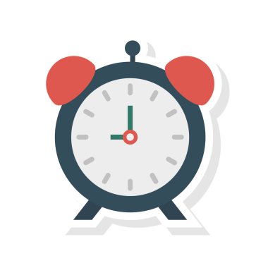 alarm uyarı zaman vektör çizim 