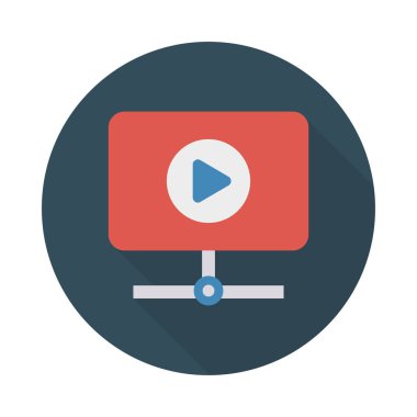 Web tasarım için renk simgesi. Vektör çizim 