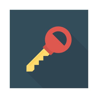 tuş kilidi güvenli vektör çizim 