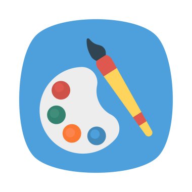 palet renk sanat vektör çizim 