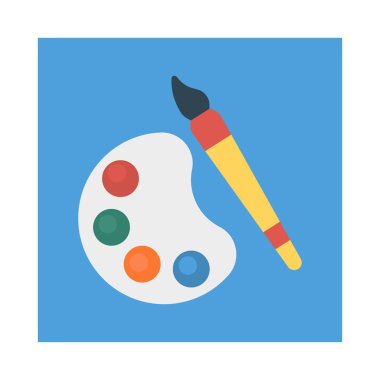 Web tasarım için renk simgesi. Vektör çizim 