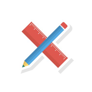 cetvel tasarım ölçü vektör çizim 