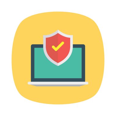 güvenli kalkan koruma vektör çizim 