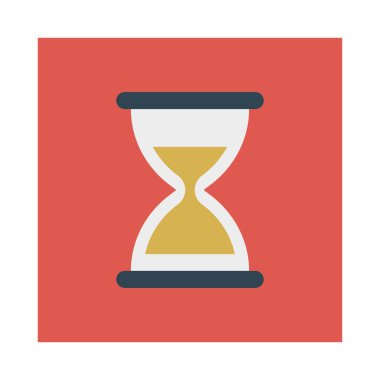 kum saati kum kronometre vektör çizim   