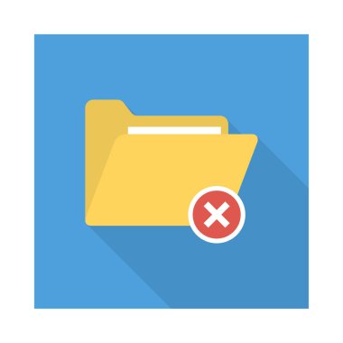 Kaldır klasör vektör çizim silmek 