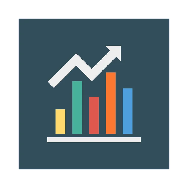 Gráfico Gráfico Aumento Ilustração Vetorial —  Vetores de Stock