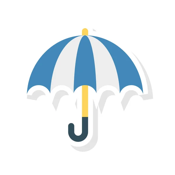 Umbrella Protection Secure Vector Illustration — Stock Vector