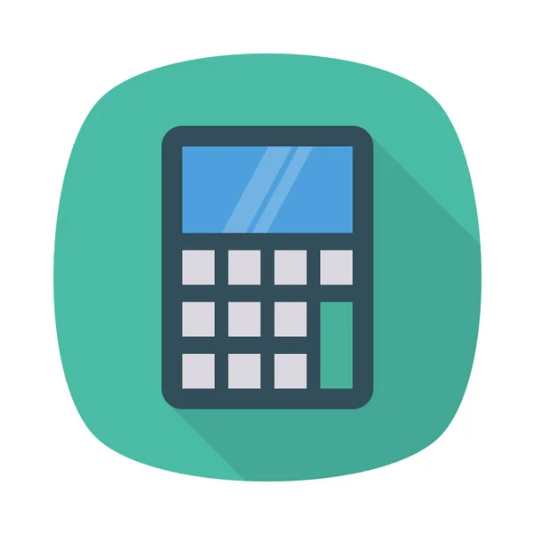 Calculadora Cálculo Contabilidad Vector Ilustración — Vector de stock